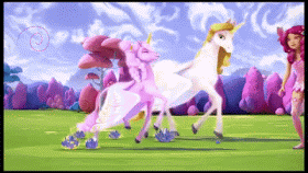 #1798432 - alicorn, animated, barely pony related, elf, gif, gif for breezies, kyara, mia, mia and me, onchao, picture for breezies, safe, unicorn, winged unicorn - Derpibooru