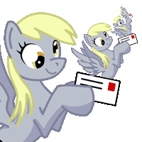 #2 - safe, artist:don-ko, derpy hooves, pegasus, pony, adorawat, animated, artifact, cross-eyed, cute, derpabetes, derpception, droste effect, endless, envelope, female, first animated picture on derpibooru, first derpy picture on derpibooru, first wat picture on derpibooru, gif, history, holding, hoof hold, inception, infinity, it begins, loop, mail, mare, multeity, one of the first, perfect loop, recursion, silly, silly pony, simple background, smiling, solo, spread wings, strange, sweet dreams fuel, transparent background, unstoppable force of derp, wat, weird - Derpibooru